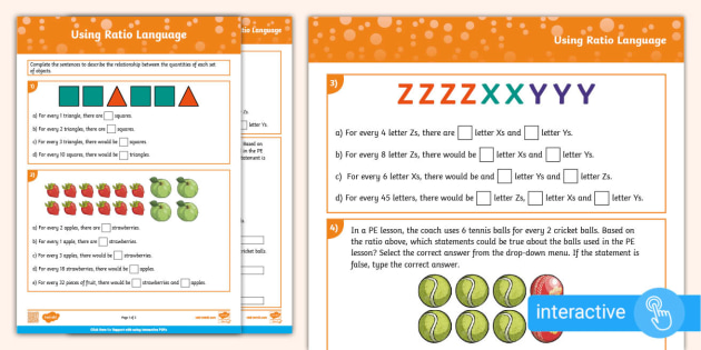 White Rose Maths Ratios | twinkl.com.au