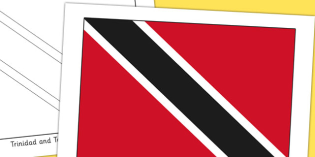 Trinidad and Tobago Flag Display Poster (teacher made)