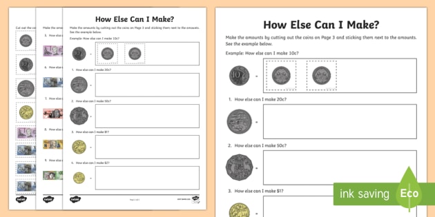 How Else Can I Make…? Worksheet / Worksheets