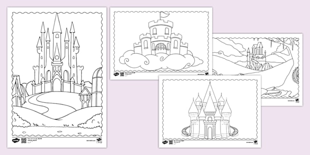 Princess Castle Pictures to Print Teaching Resources