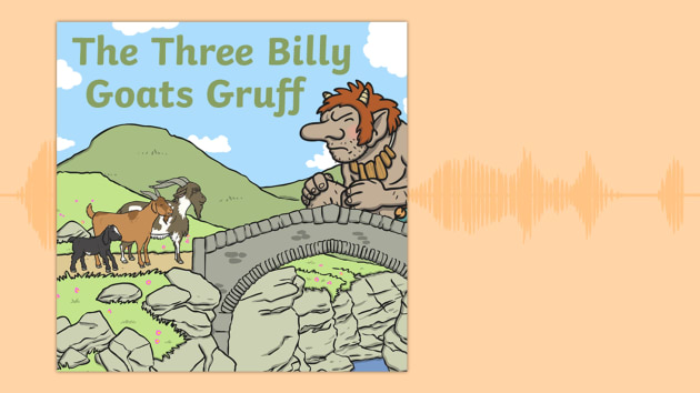 The Three Billy Goats Gruff Interactive Word Mat Activity