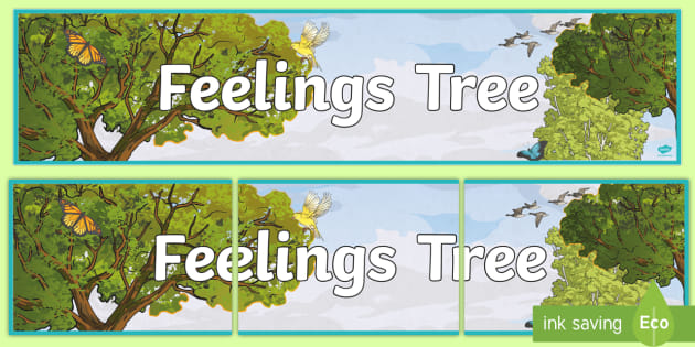 Feelings Tree Display Banner Primary