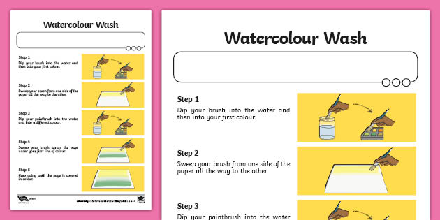 Worksheet Worksheet Watercolor Wash Teacher Made