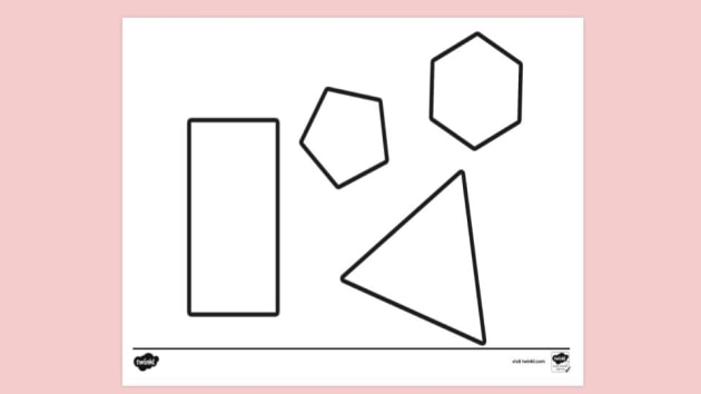 FREE! - Shapes Colouring Sheet | Colouring Sheets