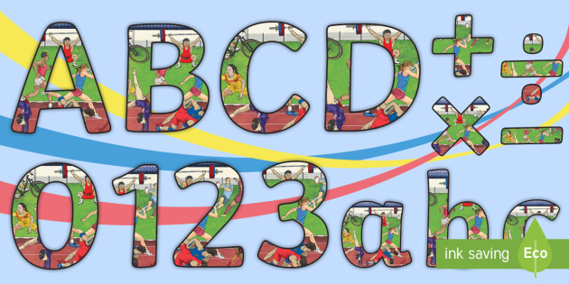 Games Display Lettering The Commonwealth Games Display Lettering
