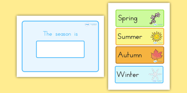 FREE! - Seasons Calendar (teacher made)