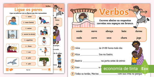 Lista de verbos: exemplos de verbos de todos os tipos e