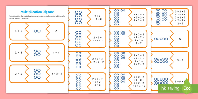 Quebra Cabeça Com as Tabuadas de Multiplicar do 2 e 3.