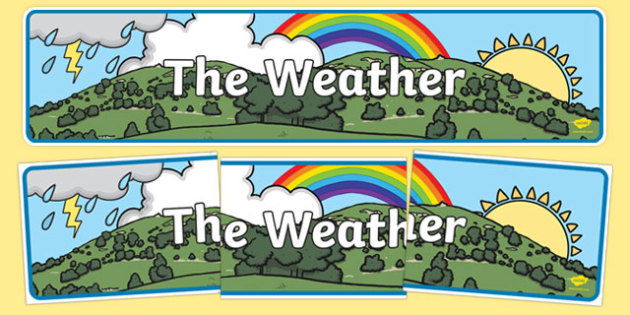 The Weather Display Banner teacher Made The Weather Display Banner teacher Made