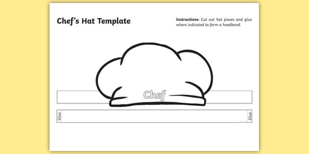 Chef Hat Template teacher Made 