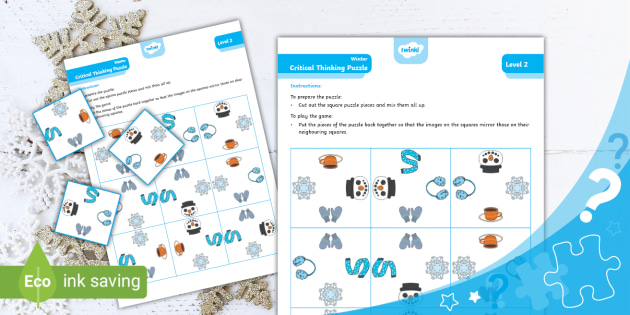 jigsaw puzzle critical thinking