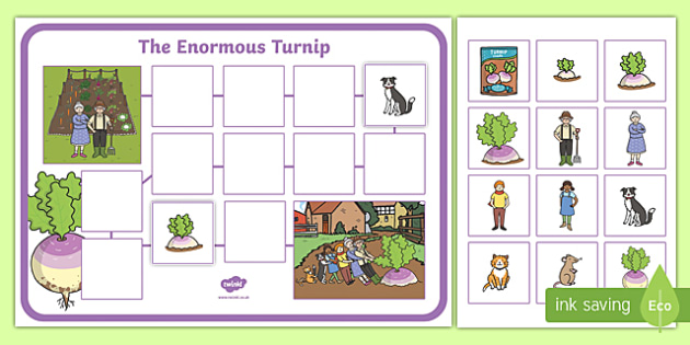 The Enormous Turnip Story Map Sheets Teacher Made