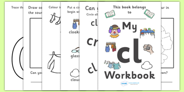 Cl Worksheets - Phonics bl cl fl gl worksheet / This images was posted