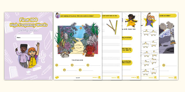 first-100-high-frequency-words-activity-booklet-english