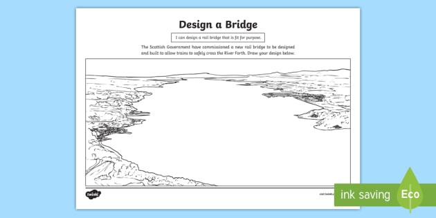Design a Bridge Worksheet / Worksheet (teacher made)
