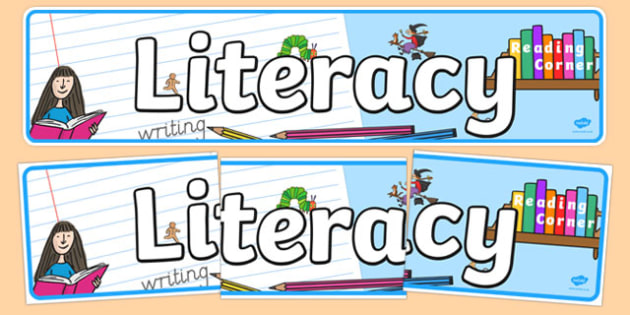 Free Eyfs Literacy Display Banne Teacher Made