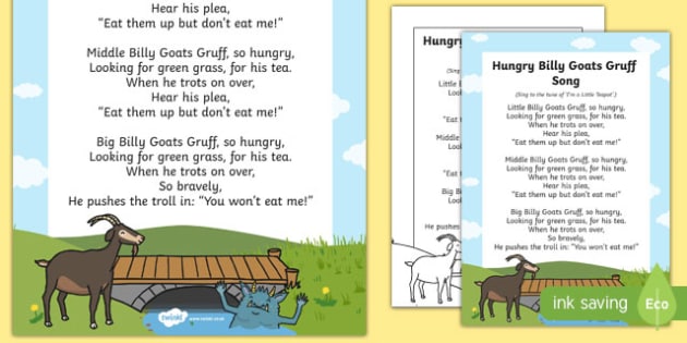 Hungry Billy Goats Gruff Song (teacher made)