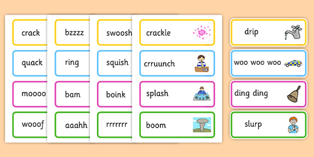 examples of onomatopoeia