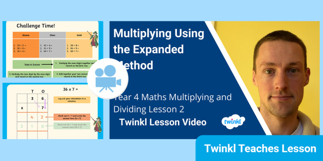 FREE! - 👉 Year 4 (Ages 8-9) Multiplying and Dividing: Video Lesson 2