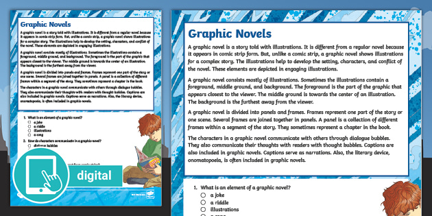 fifth-grade-graphic-novels-reading-passage-comprehension-activity