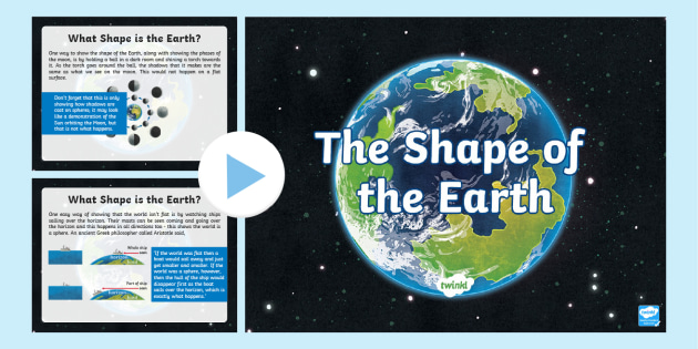 The Shape of Planet Earth PowerPoint and Task Setter