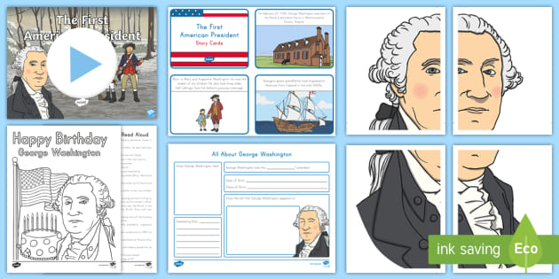 The First American President Activity Pack | Twinkl USA