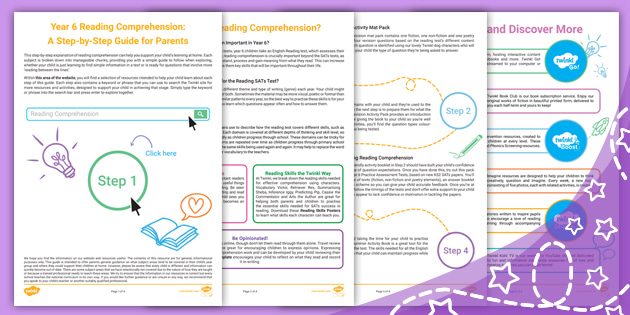 Year 6 Reading Comprehension: A Step-by-step Guide For Parents