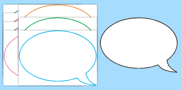 Editable Speech Bubbles - Speech, Bubbles, Editable, Bubble