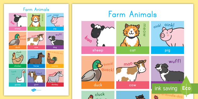 Farm Animals Pictures | Educational Resources | Twinkl USA