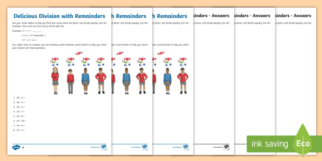 delicious division with remainders worksheet worksheet ni ks maths delicious division with remainders worksheet worksheet ni ks maths resources ks resources