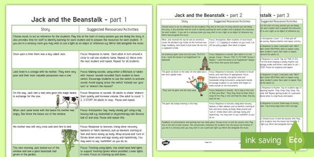 Jack and the beanstalk story