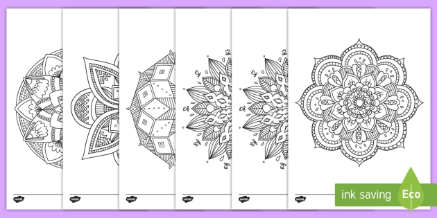 Mandala Ausmalbilder Zur Besinnung Teacher Made