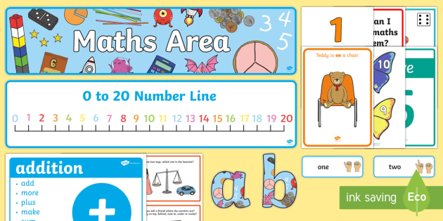 Eyfs Maths Area Classroom Set Up Pack Teacher Made