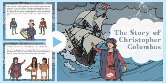 The Story Of Christopher Columbus PowerPoint (teacher made)