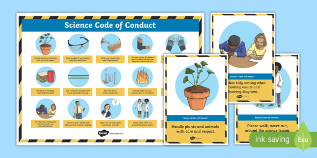 science safety posters for classrooms