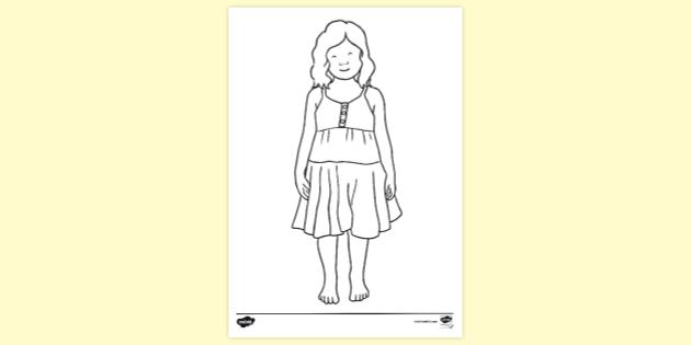 FREE! - Three Year Old Child Colouring Sheet | Colouring Pages