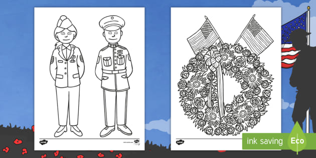 memorial day coloring sheets memorial day twinkl usa