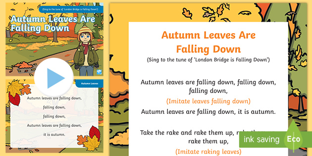 Autumn leaves lyric analysis