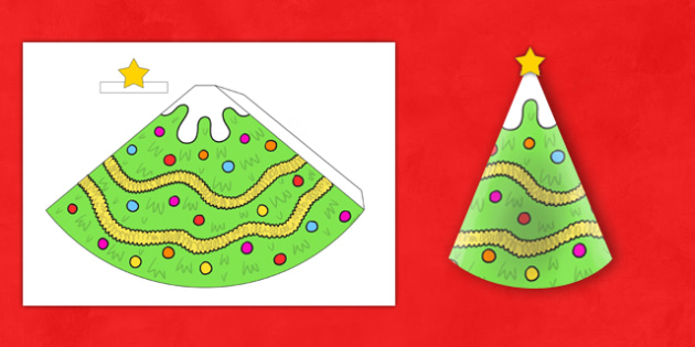 Free Christmas Tree Cone Template