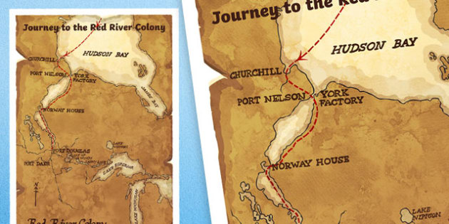 The Desperate Journey Map Poster Teacher Made