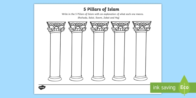 five pillars of islam picture teacher made