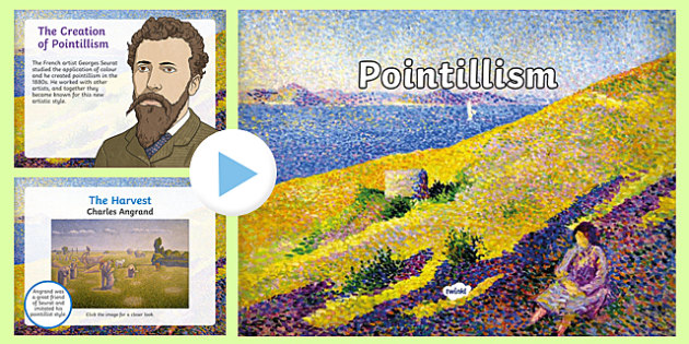 Pointillism Powerpoint Art Resource Twinkl