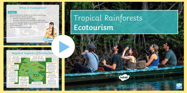 Ecotourism Powerpoint Template Secondary Geography