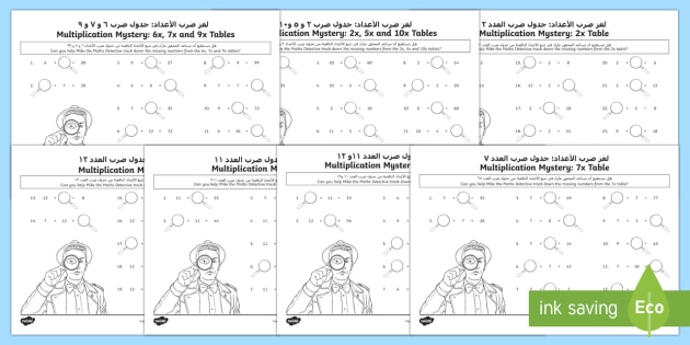 missing numbers table multiplication printable with Activity Numbers Tables / Multiplication Worksheet Missing