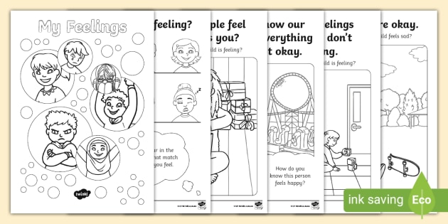 Feelings Activity Booklet - Teaching Resources - Twinkl