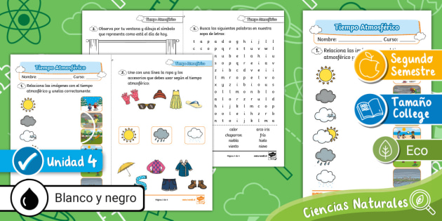Guía de Trabajo: Tiempo Atmosférico
