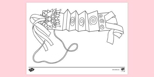 Free Chinese Dragon Kite Colouring Sheet Colouring Sheets