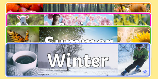 Four Seasons Photo Display Banner Pack Four Seasons Photo