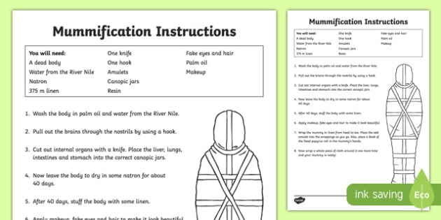 Mummification, Definition, Process & Purpose - Video & Lesson Transcript