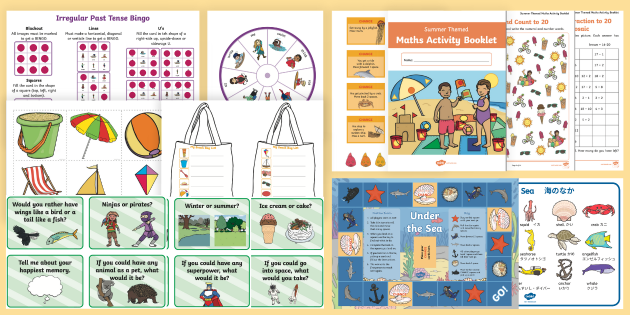 夏英語の教材セット 年中行事 Events -  節・年中行事の教材｜教材